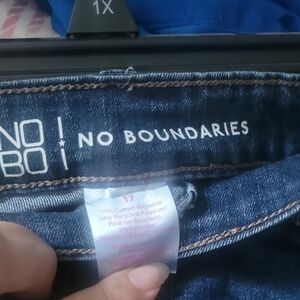 No Boundaries Dark Blue Denim Pants